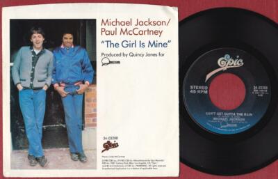 Michael Jackson & Paul McCartney 45 RPM & PS - The Girl is Mine