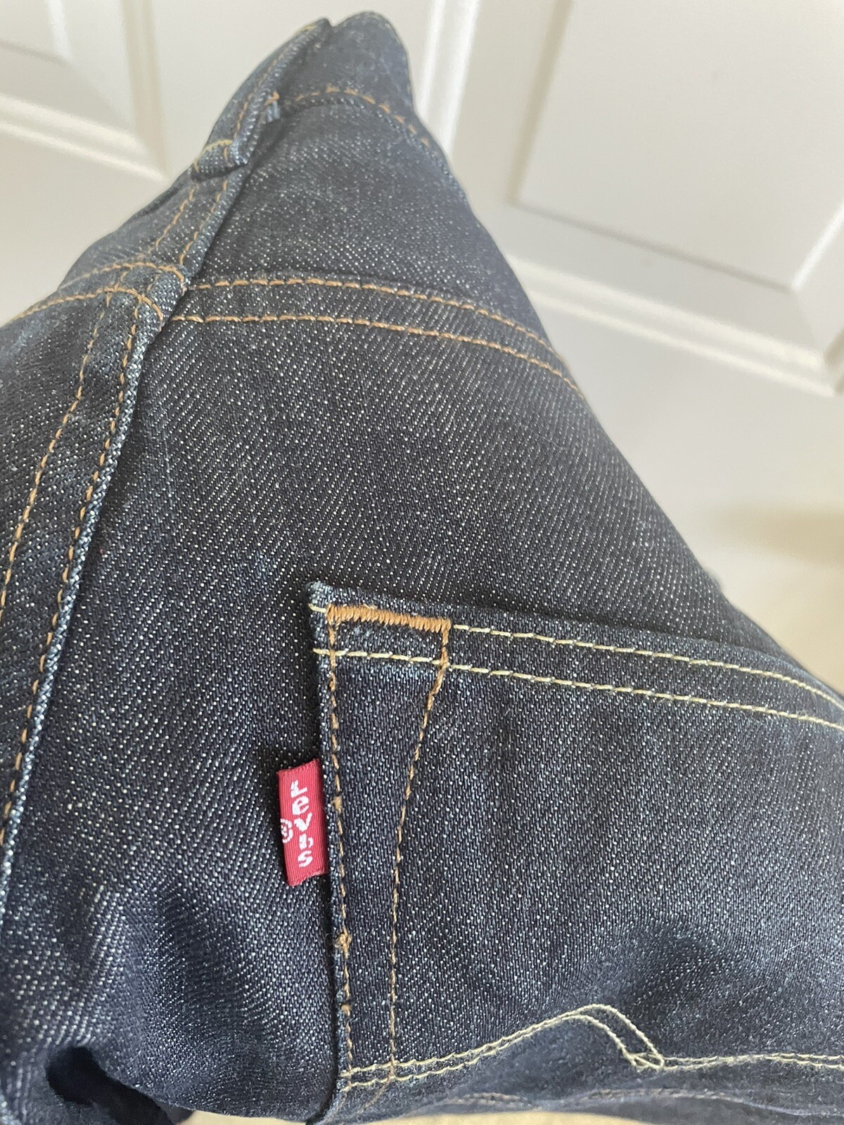 501 LEVI STRAUSS & CO. Original Riveted Denim Jeans S… Gem