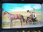 Vtg Small Pennsylvania Dutch Metal Souvenir Tray " Beautiful Rare Collectible " — photo 2