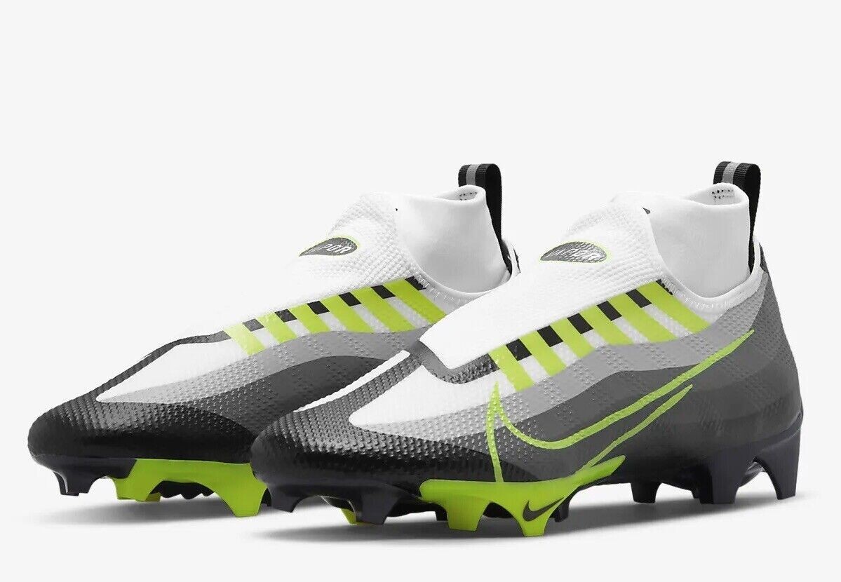 NEW Nike Vapor Edge Pro 360 Football Cleats Grey Volt DQ3670