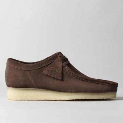 dark brown wallabees
