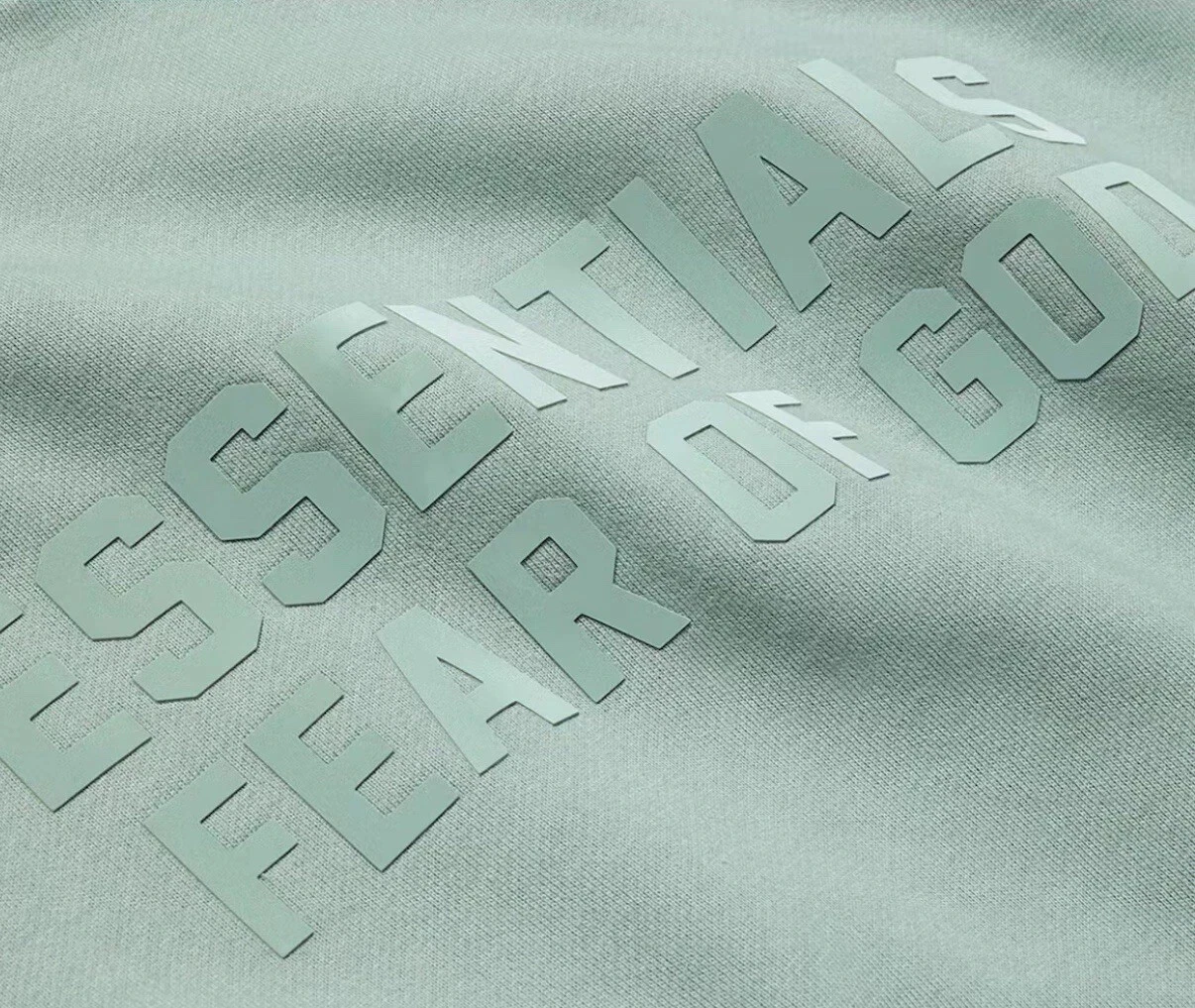 Felpa con cappuccio Fear of God Essentials blu sicomoro foschia (taglia media)