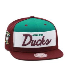 MENS MITCHELL & NESS NHL RETRO SPORT SNAPBACK VNTG DUCKS