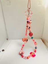 Beaded Phone Chain / Personalized Wrist Strap / Phone Accessory