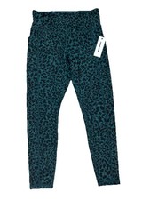 DKNY Sport Women's M High-Waist 7/8 Leggings, Super Support Tight Animal Print