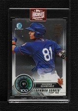 2023 Topps Archives Signature Series 3/8 Andres Gimenez Buyback Auto 8at