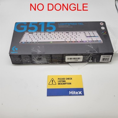Logitech G515 Lightspeed TKL Wireless Keyboard, White [920-012537] *NO DONGLE*