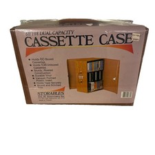 Storables Cassette Case NEW VINTAGE Hold 60 Boxed Cassette  s