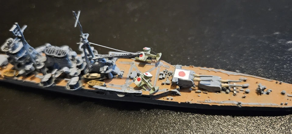 Pintura detallada personalizada Neptun IJN Suzuya Heavy Cruiser y 2 hidroaviones Foto 2 de 3