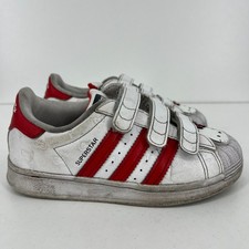 Adidas Originales Hello Kitty Superstar Tenis Talla 12K Niños Blanco
