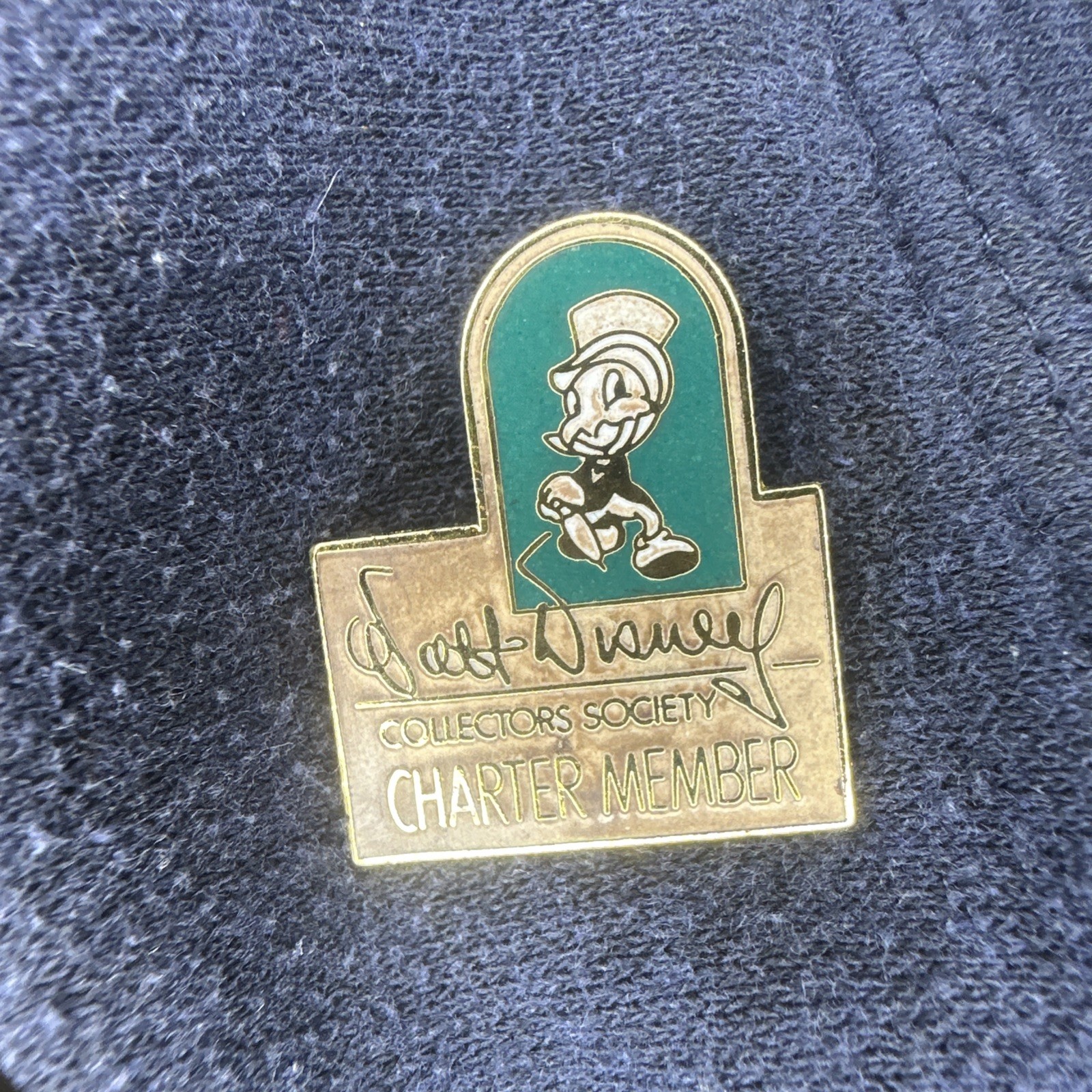 Walt Disney Collectors Society WDCS Charter Member Jiminy Cricket Pin 