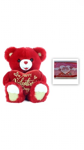 WAY TO CELEBR VALENTINSTAG Geschenk SWEETHEART TEDDYBÄR ROT - Bild 71 von 80