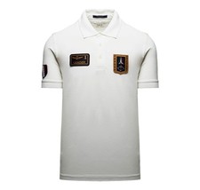 AERONAUTICA MILITARE Polo Uomo Frecce Tricolori Con Patch PO1927UP00191 Bianco