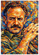 GENE HACKMAN * Fun Novelty * CELEBRITY * Art Card * ATC ACEO
