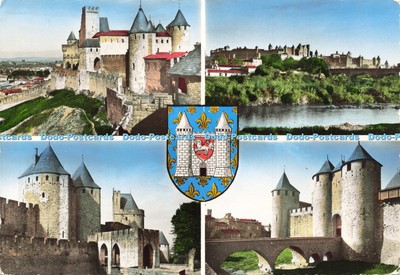 D202254 Souvenir de la Cite de Carcassonne S E P T Multi View