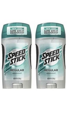 2  Speed Stick Regular Deodorant 3 oz each  Free Shipping
