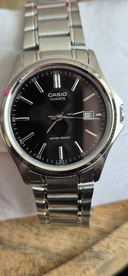 Casio MTP-1183PA-1AEG 42 mm mit Silberem Edelstahlarmband Armbanduhr Herren