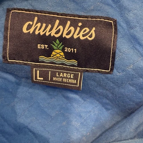 NWT Chubbies 1/4 Zip Pullover Men’s Floral Quilted “The Spade” Zip Pockets Sz L image 4