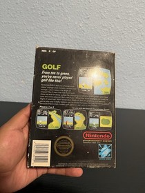 Golf - Black Box Nintendo NES Video Game - CIB Complete in Box Manual & Cart.