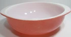 Vintage Pyrex Glass Casserole Dish #024 Desert Dawn Pink Round 2 Quart NO LID 1