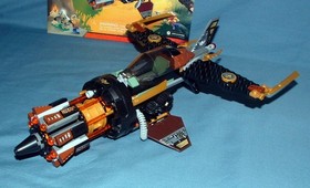 NINJAGO, BOULDER BLASTER SET NO. 70747 - LEGO - 2015 - USED W/ MANUAL