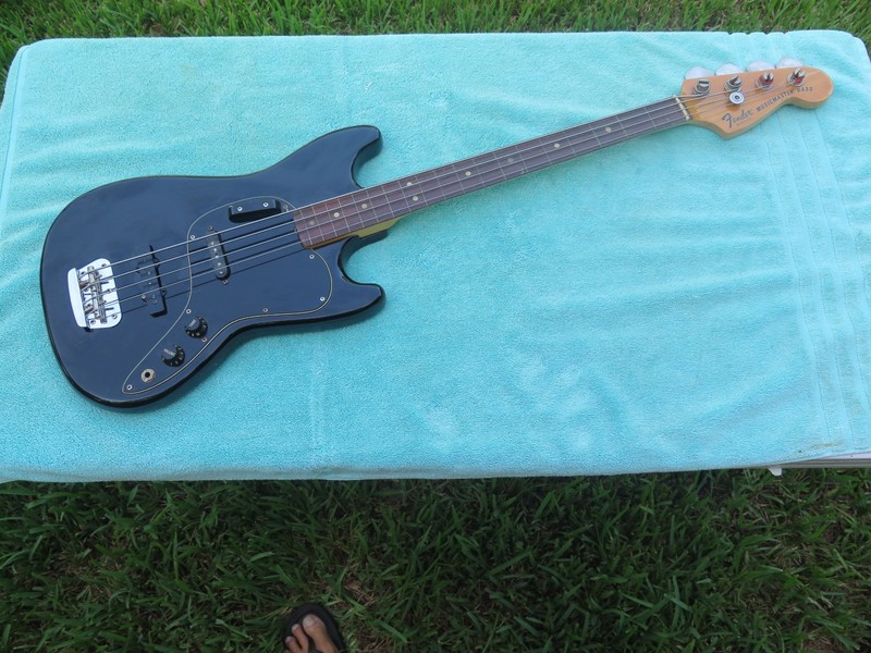 1978 Fender Musicmaster Bass Made in USA READ!! Modified Fretless Refin no resr