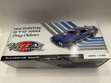 1/18 Acme 1970 Pontiac GTO Judge Drag Outlaws Blue 1 of 240