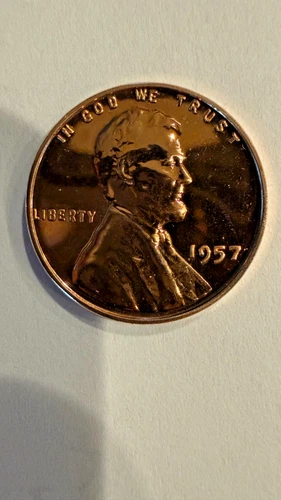 1957 Proof Lincoln Wheat Cent – Deep Mirror Proof – Gem Quality