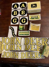 Vintage John Deere Tractor Decals AR 44924 010222- A B G & others