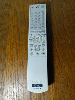 SONY RMT-D215P DVD RECORDER RDR-GX210 ORIGINAL FERNBEDIENUNG GEREINIGT GETESTET & FUNKTIONSFÄHIG
