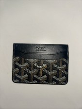 Goyard Black Leather Cardholder Wallet