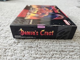 Demon's Crest Snes Authentic Box & Tray ONLY Super Nintendo GREAT SHAPE! 