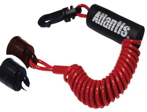 Atlantis Lanyard - Red Snowmobile Watercraft PWC A8123 13-0312 983088 - Image 2 of 4