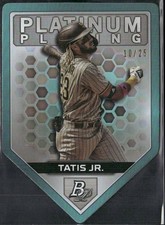 2022 Bowman Platinum Plating Die-Cuts Aqua /25 Fernando Tatis Jr. #PPDC-16