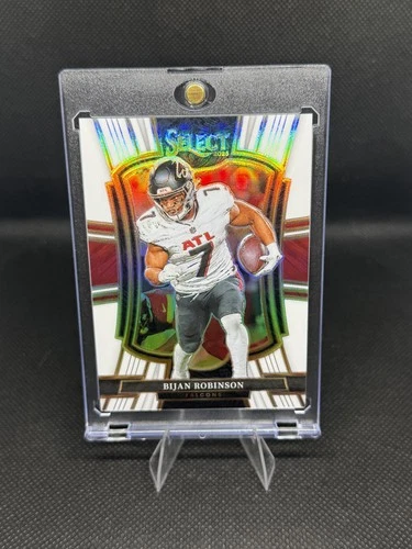 2025 Panini Select - Premier Level Bijan Robinson White Prizm /35 Falcons RARE