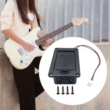 9V Battery Box Case for Active Guitar Bass Pickup Repair Battery Cover