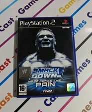 PS2 WWE SMACKDOWN HERE COMES THE PAIN PLAYSTATION 2 ITALIANO COME NUOVO COMPLETO