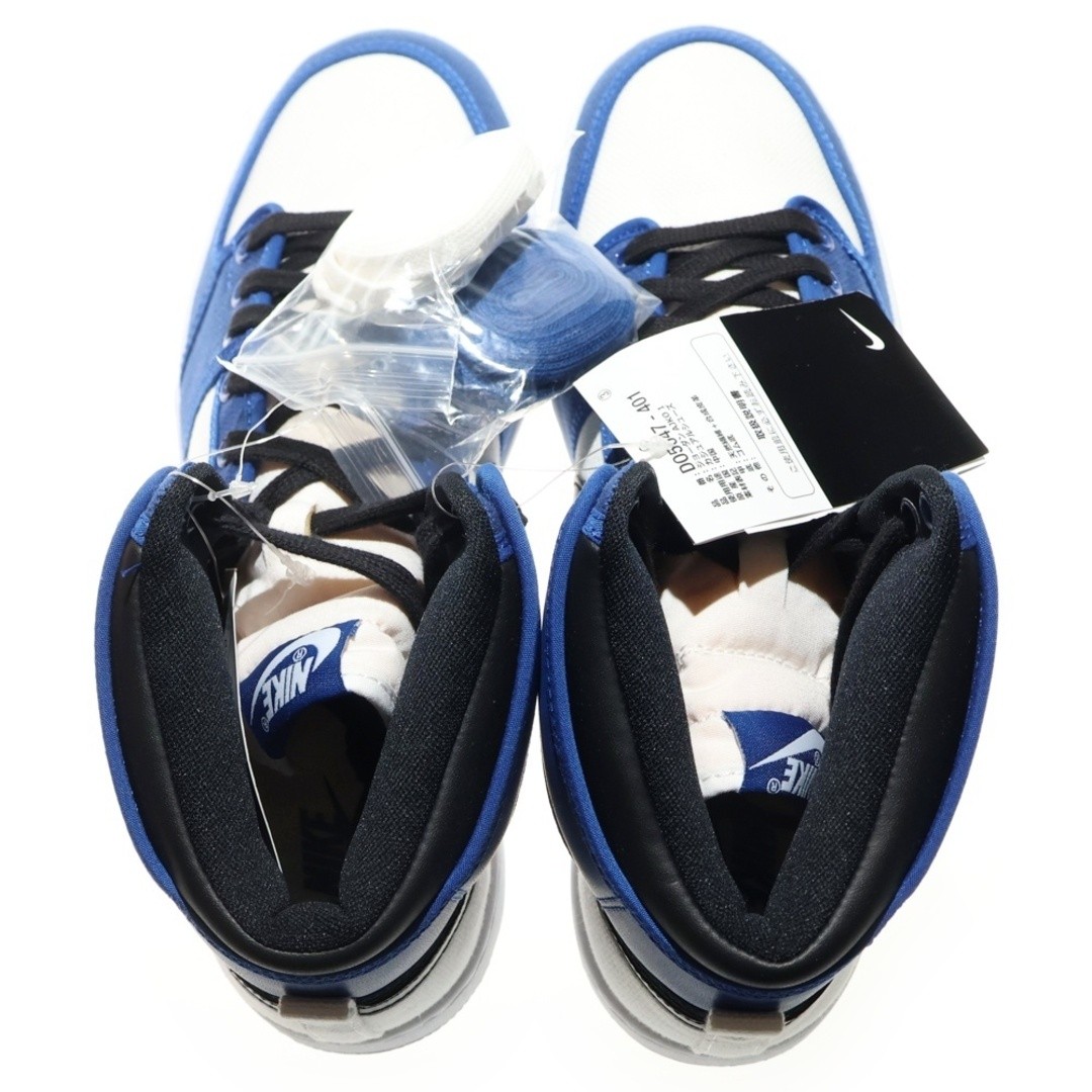 NIKE AIR JORDAN 1 KO HIGH STORM BLUE CUT SNEAKERS SHOES WHITE US10.5 28.5cm Used thumbnail 4