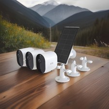 Arlo VMK4360P Pro 5S 2K Spotlight Camera 3 Cameras 1 Solar Panel Blowout Price