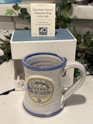 Cape Charles House Virginia DENEEN Pottery Stoneware Medallion Mug MIP 2012
