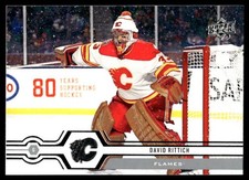 2019-20 Upper Deck #431 David Rittich Calgary Flames Hockey Card