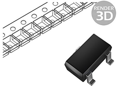 10X MMBF5457 Transistor: N-JFET unipolar 3mA 0,35W SOT23 Igt: 10mA ONSEMI
