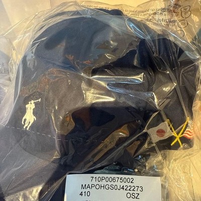 帽子 BEAMS x Polo Ralph Lauren Sport Cap Navy POLO RALPH LAUREN x BEAMS Navy Twill Sport Cap Special Order Japan