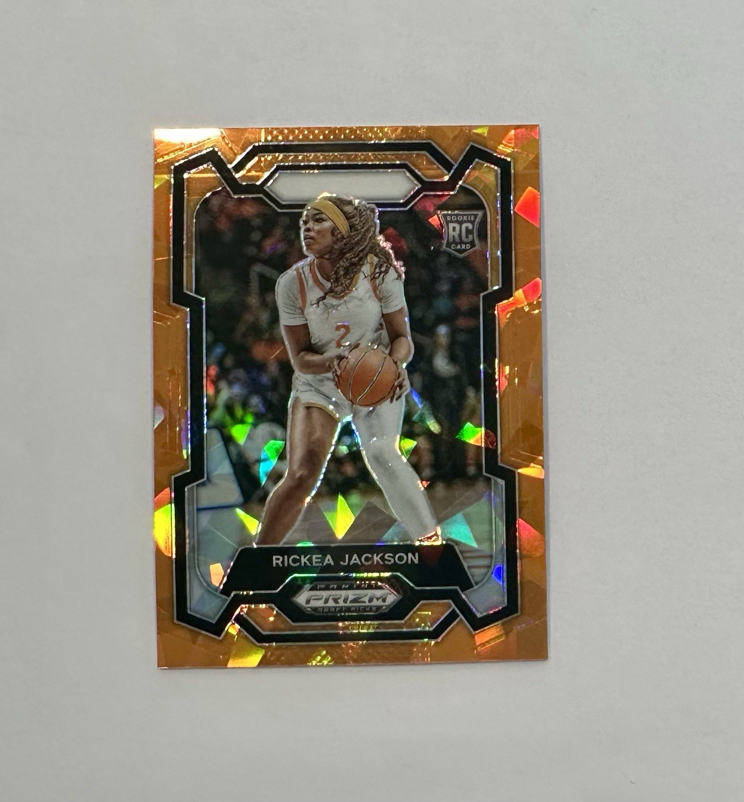 2024 Panini Prizm WNBA - Rickea Jackson #60 Orange Ice Prizm (RC)