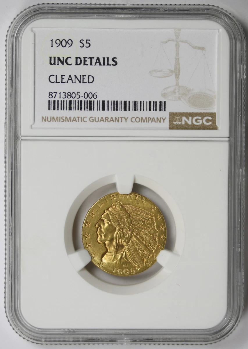 1909 Year Half Eagle $5 US Gold Coins (Pre - 1933) for sale | eBay