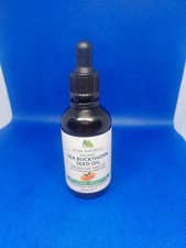 Sea Buckthorn Oil Organic, from Fruit  Seeds, 100 Pure RAW Cold-Pressed T 