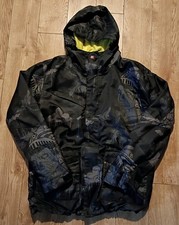 Quiksilver Travis Rice Ski Jacket Men Medium 10K Waterproof Snowboard Pro