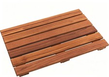 Teak Shower Mat, Non-Slip Bath Mat, Luxury Spa Mat, Wooden Mat for Bathtub, 2...