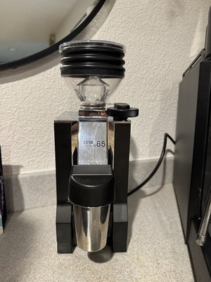 Eureka Mignon Zero 65 Burr Coffee Grinder Black Adjustable Grind