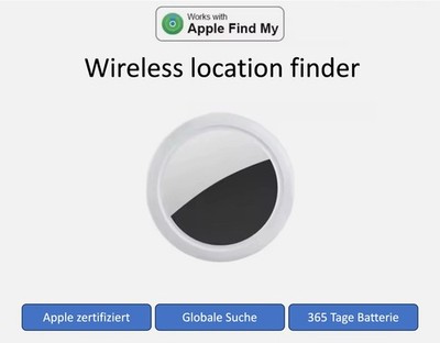für Apple Airtag Smart Tracker iOS kompatibel Schlüsselfinder